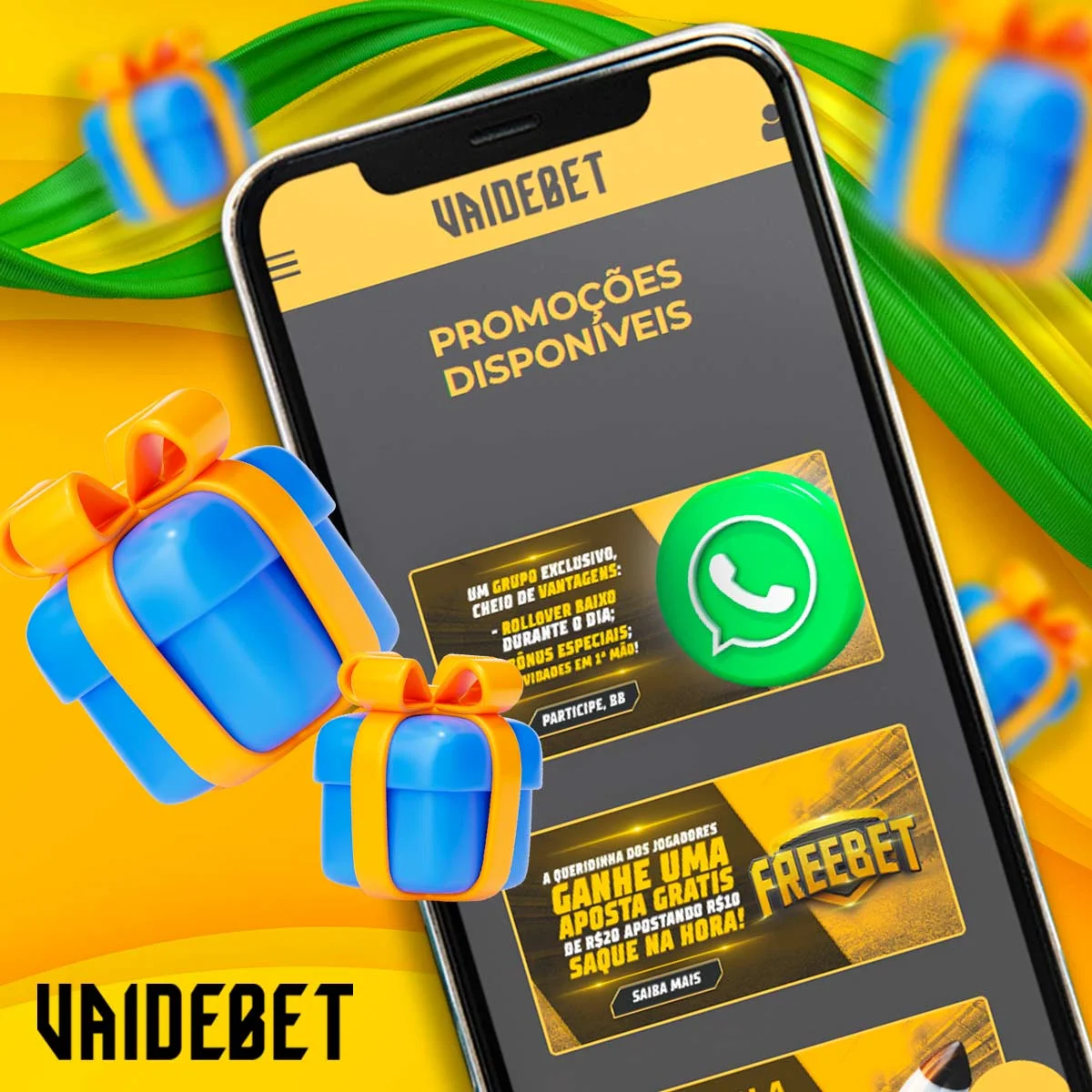Que bônus o aplicativo móvel de apostas Vaidebet oferece?