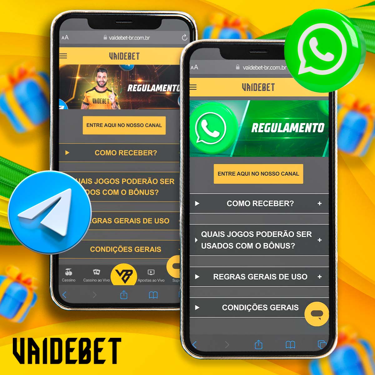 Informações sobre o bónus VIP da Vaidebet