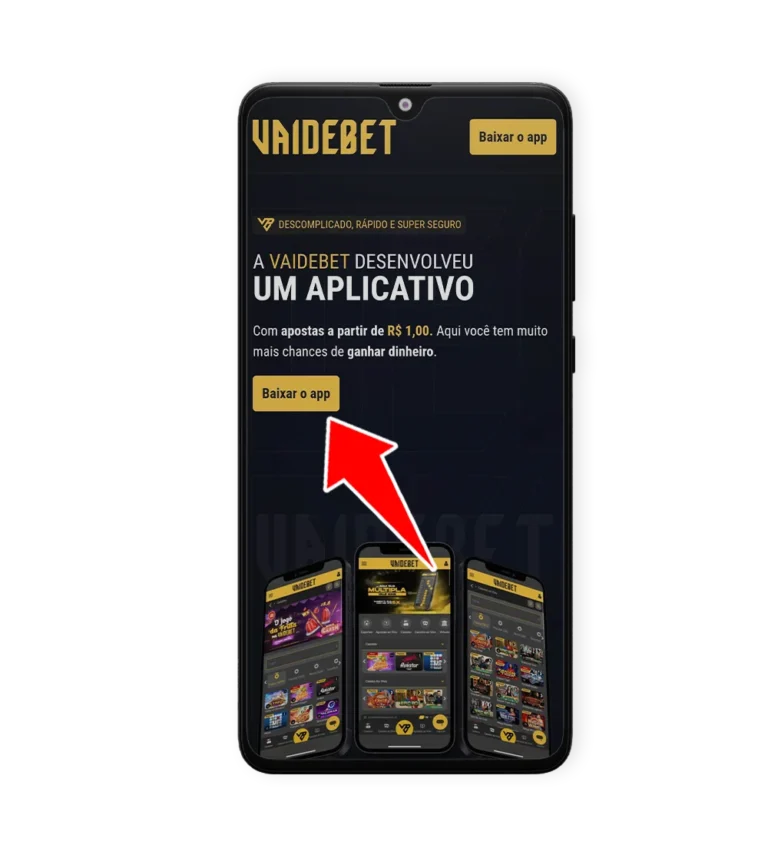 Acesse o site da Vaidebet